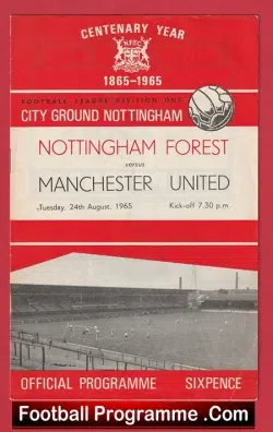 Nottingham Forest v Manchester United 1965 – Man Utd