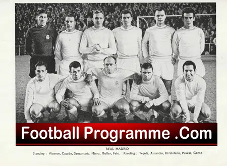 Stoke City v Real Madrid 1963 - Centenary Match Pushkas - Di Stefano - Image 5
