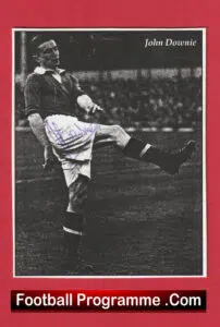 Manchester United John Downie Signed Autograph Man Utd 1950’s