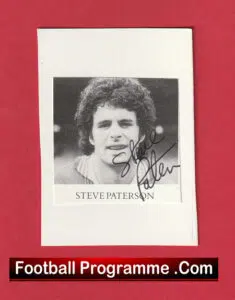 Manchester United Steve Paterson Signed Autograph Man Utd