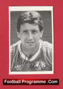 Manchester United Ralph Milne Signed Autograph Man Utd
