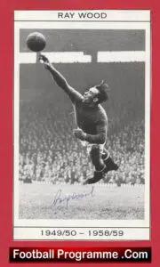Manchester United Ray Wood Signed Autograph Man Utd Busby Babe