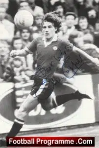Manchester United Steve Coppell + Martin Buchan Signed Autographed Picture