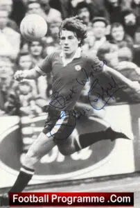 Manchester United Steve Coppell + Martin Buchan Signed Autographed Picture