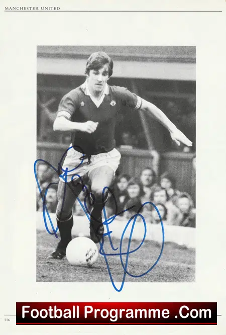 Manchester United Steve Coppell + Martin Buchan Signed Autographed Picture - Image 3