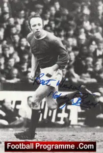 Manchester United Nobby Stiles Autographed Signed Man Utd Footballer