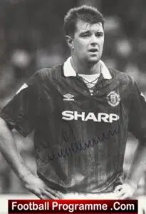 Manchester United Gary Pallister Signed Autographed Picture Man Utd