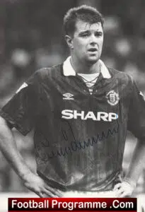 Manchester United Gary Pallister Signed Autographed Picture Man Utd