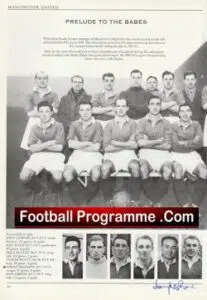 Manchester United Harry McShane Signed Autographed Picture Man Utd 50’s