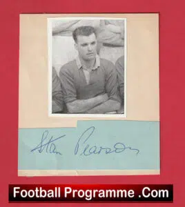 Manchester United Stan Pearson Signed Autograph Picture1940’s