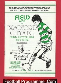 Field v Bradford City 1990 – Ground Opening in Yorkshire