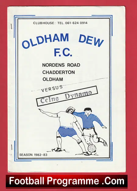 Oldham Dew v Colne Dynamo 1982 - Nordens Road Chadderton - Image 2