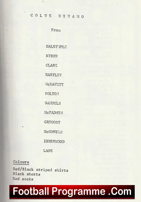 Oldham Dew v Colne Dynamo 1982 - Nordens Road Chadderton - Image 4