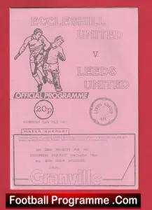 Eccleshill United v Leeds United 1985 – 1980s
