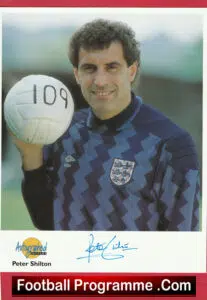 England Peter Shilton Autographed Signed Picture Card