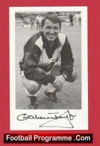 England Manager Graham Taylor Autographed Signed Picture Card