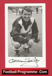 England Manager Graham Taylor Autographed Signed Picture Card