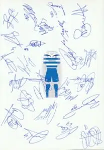 Reading Football Club Multi Autographed Sheet