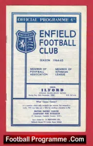 Enfield v Ilford 1964 – Football Programme
