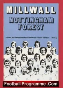 Millwall v Nottingham Forest 1973