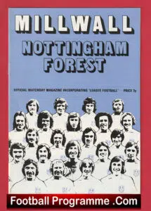 Millwall v Nottingham Forest 1973