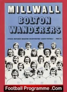 Millwall v Bolton Wanderers 1973