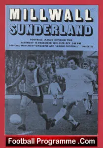 Millwall v Sunderland 1973