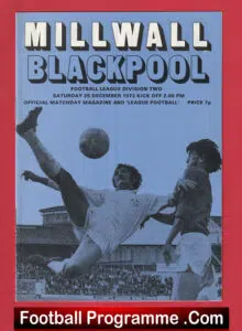 Millwall v Blackpool 1973