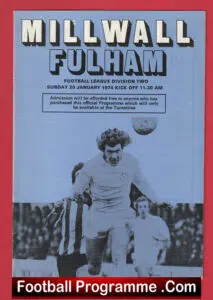 Millwall v Fulham 1974