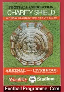 Liverpool v Arsenal 1979 – Charity Shield Wembley London