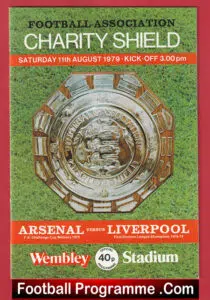 Liverpool v Arsenal 1979 – Charity Shield Wembley London