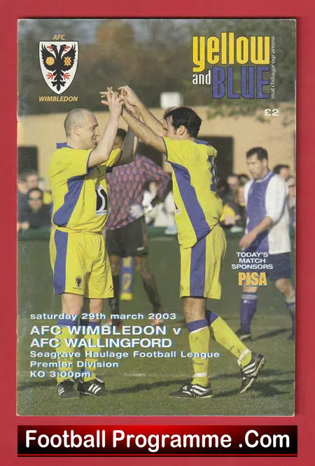 AFC Wimbledon v AFC Wallingford 2003 - First Season for AFC Wimbledon - Image 2