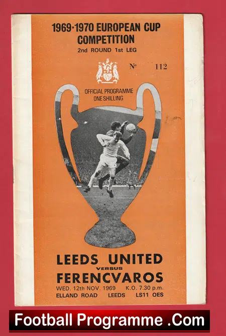 Leeds United v Ferencvaros 1969 - European Cup - Image 2