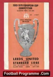 Leeds United v Standard Liege 1970 – European Cup