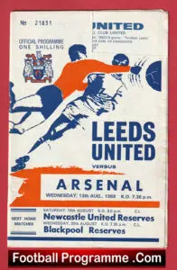 Leeds United v Arsenal 1969
