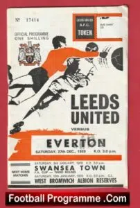 Leeds United v Everton 1969