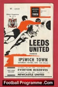 Leeds United v Ipswich Town 1970