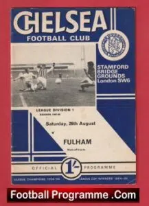 Chelsea v Fulham 1967