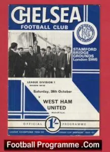 Chelsea v West Ham United 1967