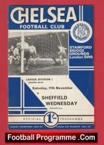 Chelsea v Sheffield Wednesday 1967