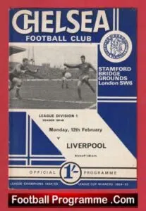 Chelsea v Liverpool 1968
