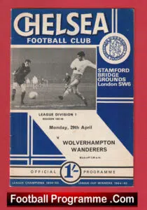 Chelsea v Wolves 1968