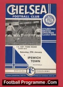 Chelsea v Ipswich Town 1968