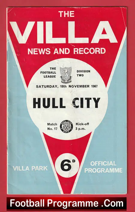 Aston Villa v Hull City 1967 - Image 2