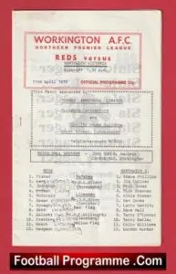 Workington v Northwich Victoria 1979