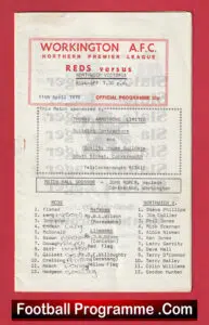 Workington v Northwich Victoria 1979