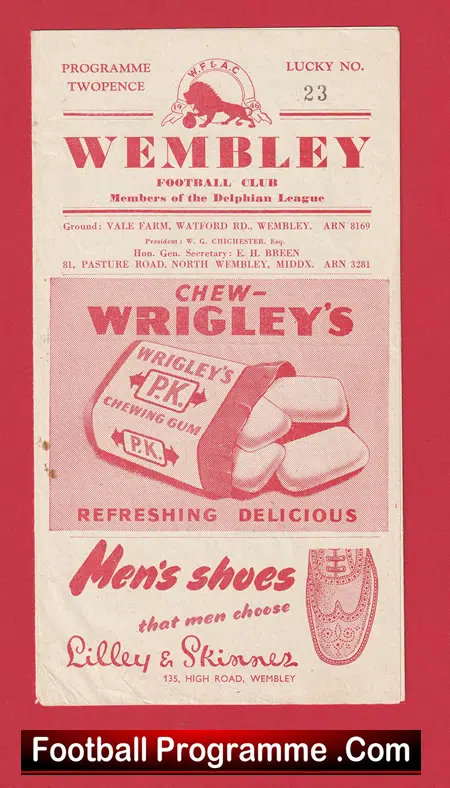 Wembley v Aylesbury 1951 - Image 2