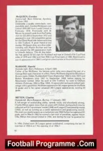 Manchester United Charles Mitten Autograph Signed Biography Book Sheet Man Utd