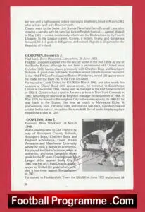 Manchester United Alan Gowling Autograph Signed Biography Book Sheet Man Utd