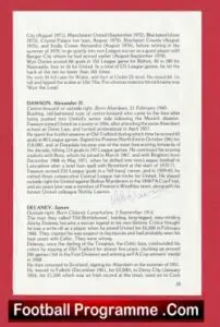 Manchester United Alex Dawson Autograph Signed Biography Book Sheet Man Utd